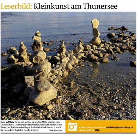 Leserbild Berner Zeitung und Thuner Tagblatt 17. Februar 2015