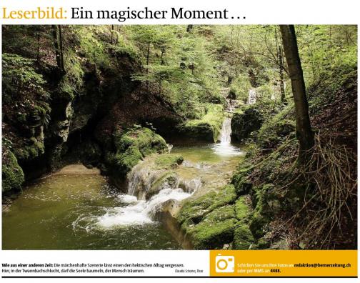 Leserbild Berner Zeitung und Thuner Tagblatt 24. Oktober.2013