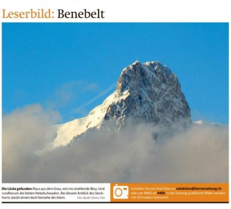 Leserbild Berner Zeitung und Thuner Tagblatt 26. März 2018